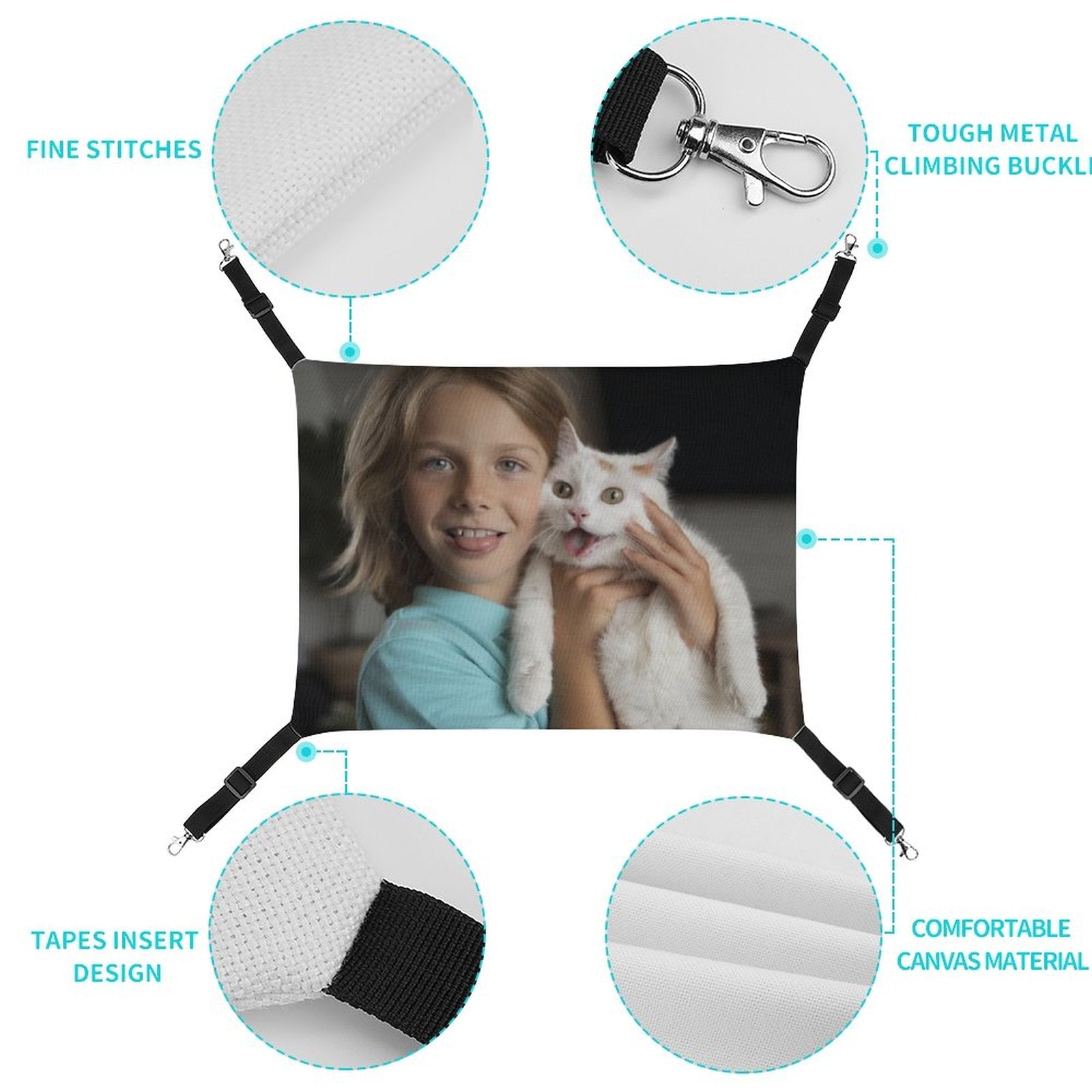 WEPRINTMEPet HammockCustom Photo Pet Hammock