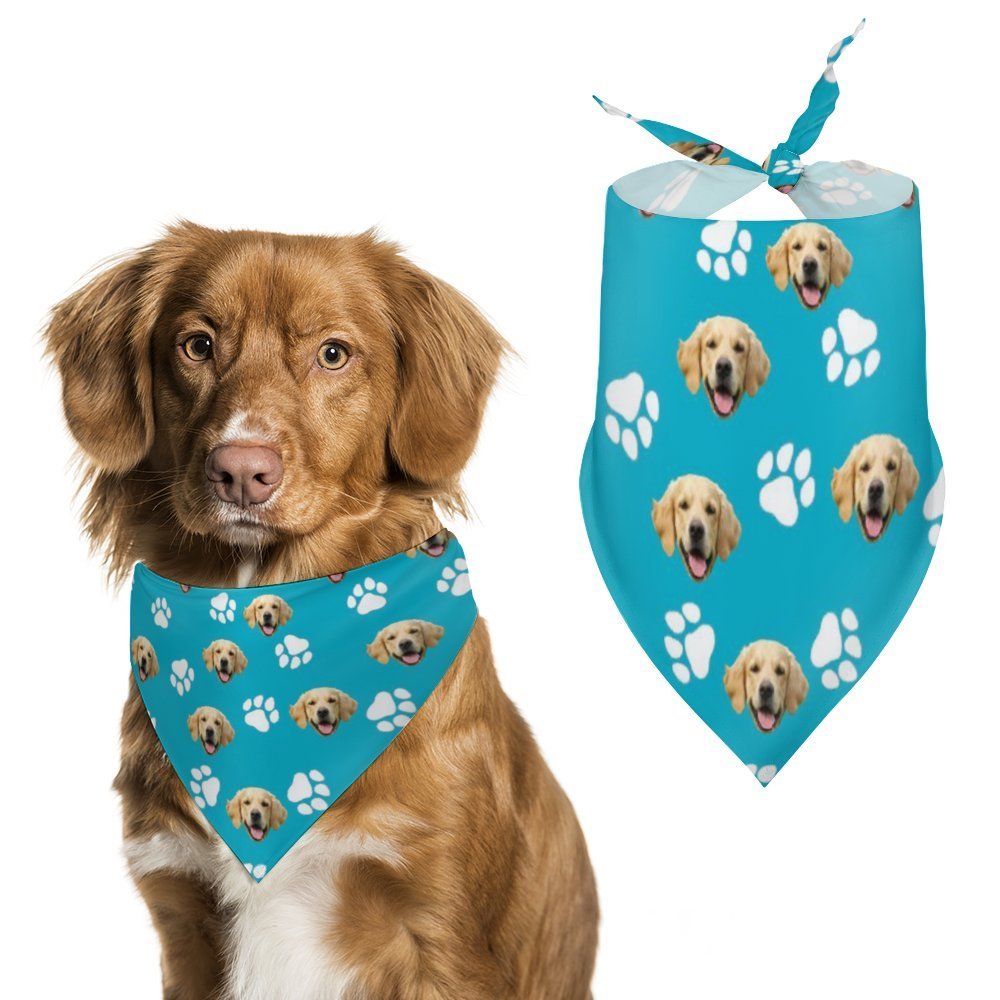 WEPRINTMEPet ScarfCustom Pet Face Pet Scarf