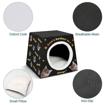 WEPRINTMEPet SuppliesCustom Capsule Pet Waterloo Don't Bother Me Face Pet House