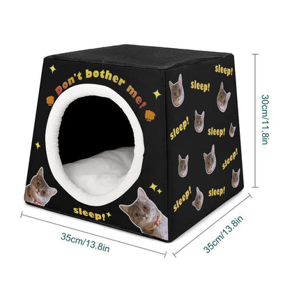 WEPRINTMEPet SuppliesCustom Capsule Pet Waterloo Don't Bother Me Face Pet House