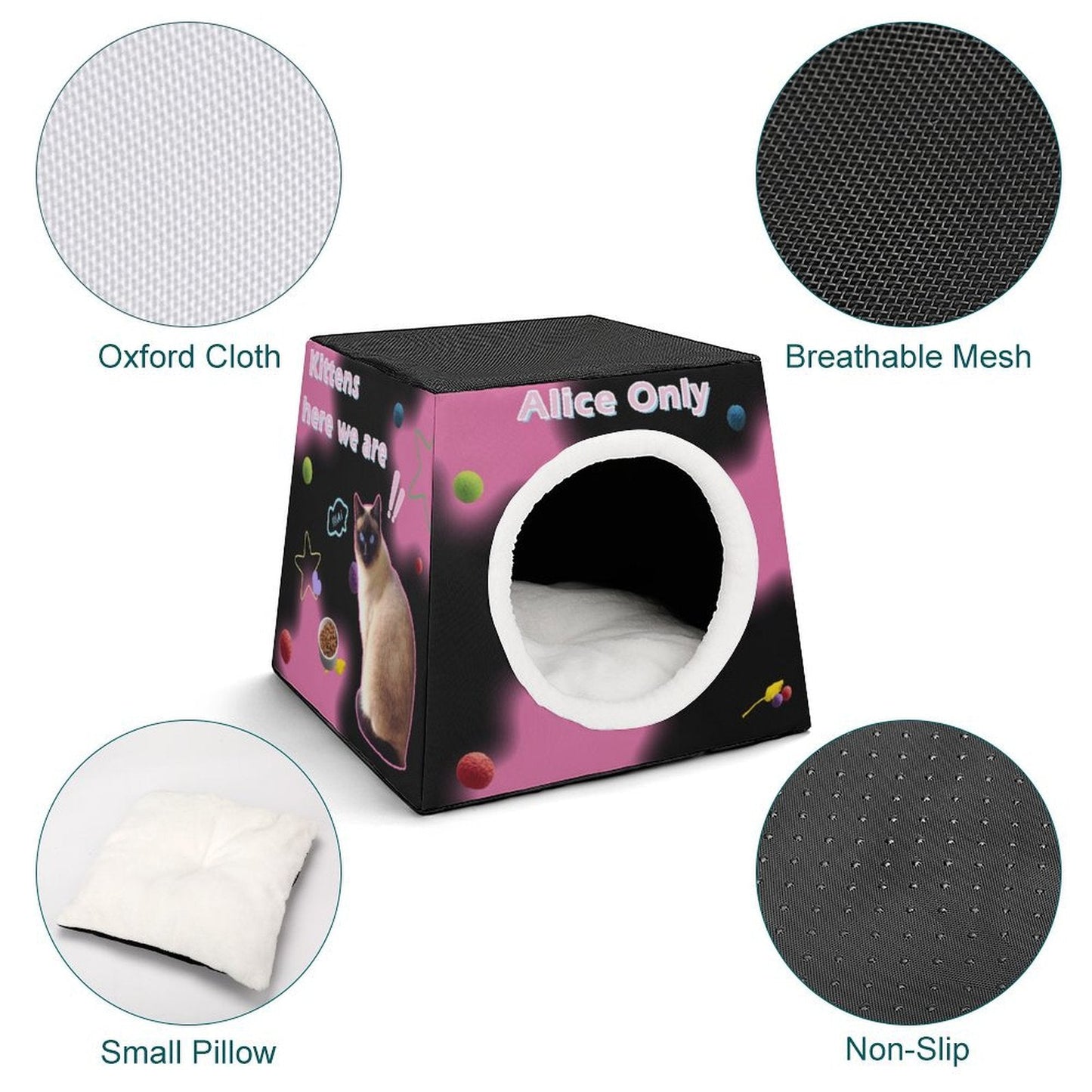 WEPRINTMEPet SuppliesCustom Capsule Pet Waterloo Personalized Cat House