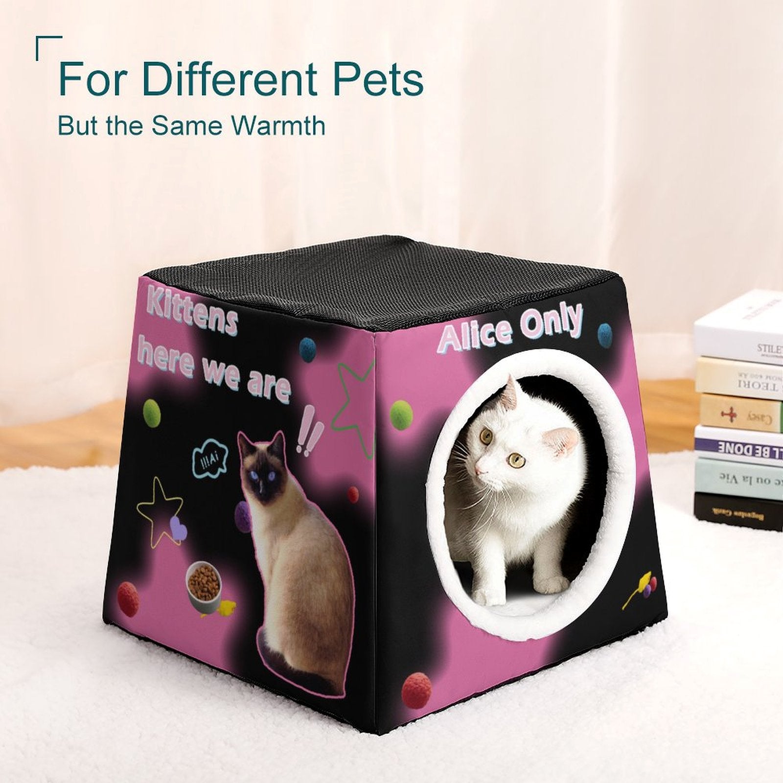 WEPRINTMEPet SuppliesCustom Capsule Pet Waterloo Personalized Cat House