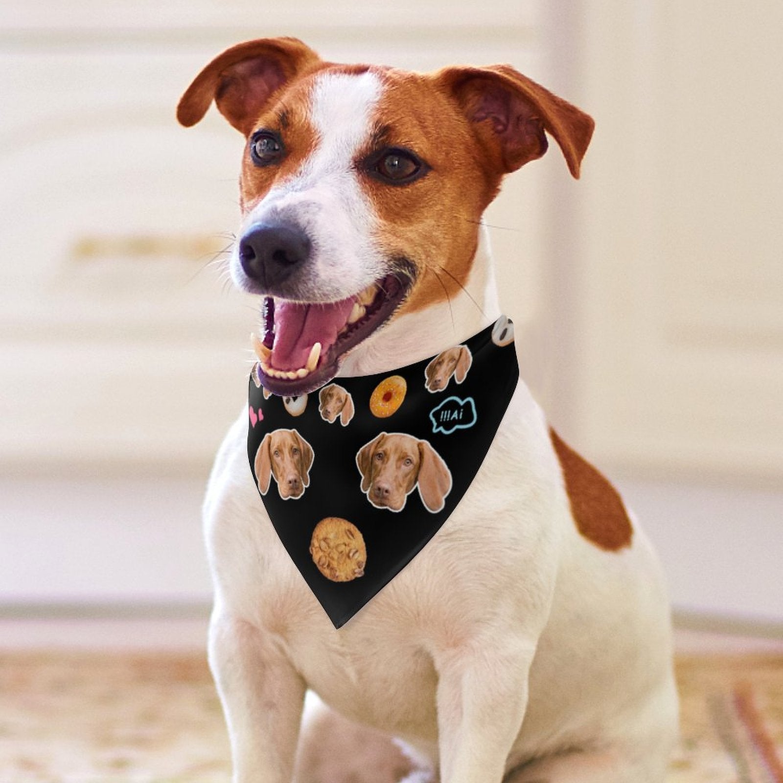 WEPRINTMEPet SuppliesCustom Pet Scarf Personalized Dog Bandana
