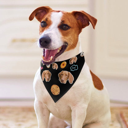 WEPRINTMEPet SuppliesCustom Pet Scarf Personalized Dog Bandana