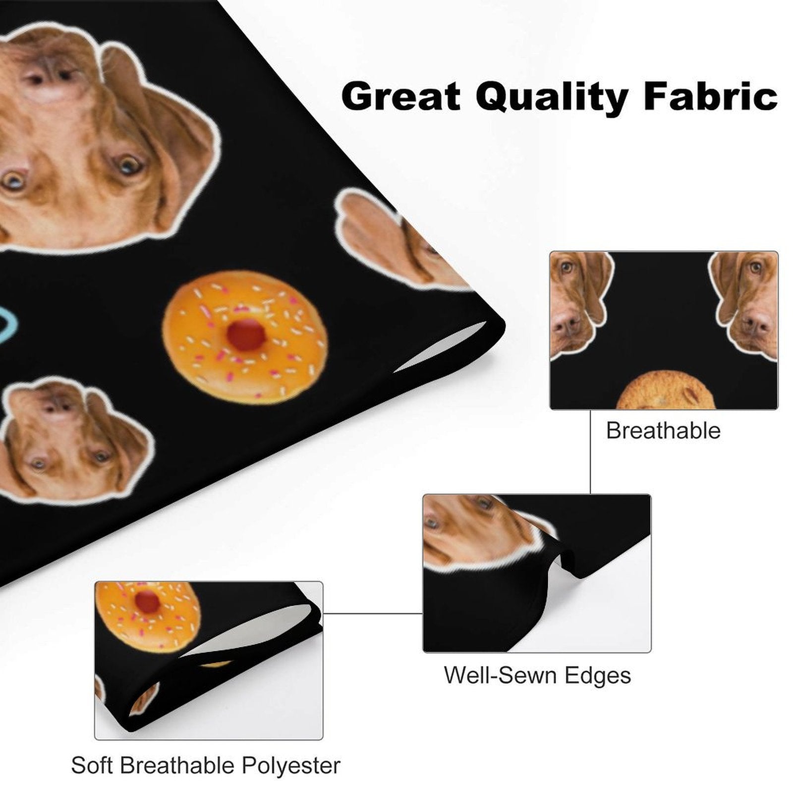 WEPRINTMEPet SuppliesCustom Pet Scarf Personalized Dog Bandana
