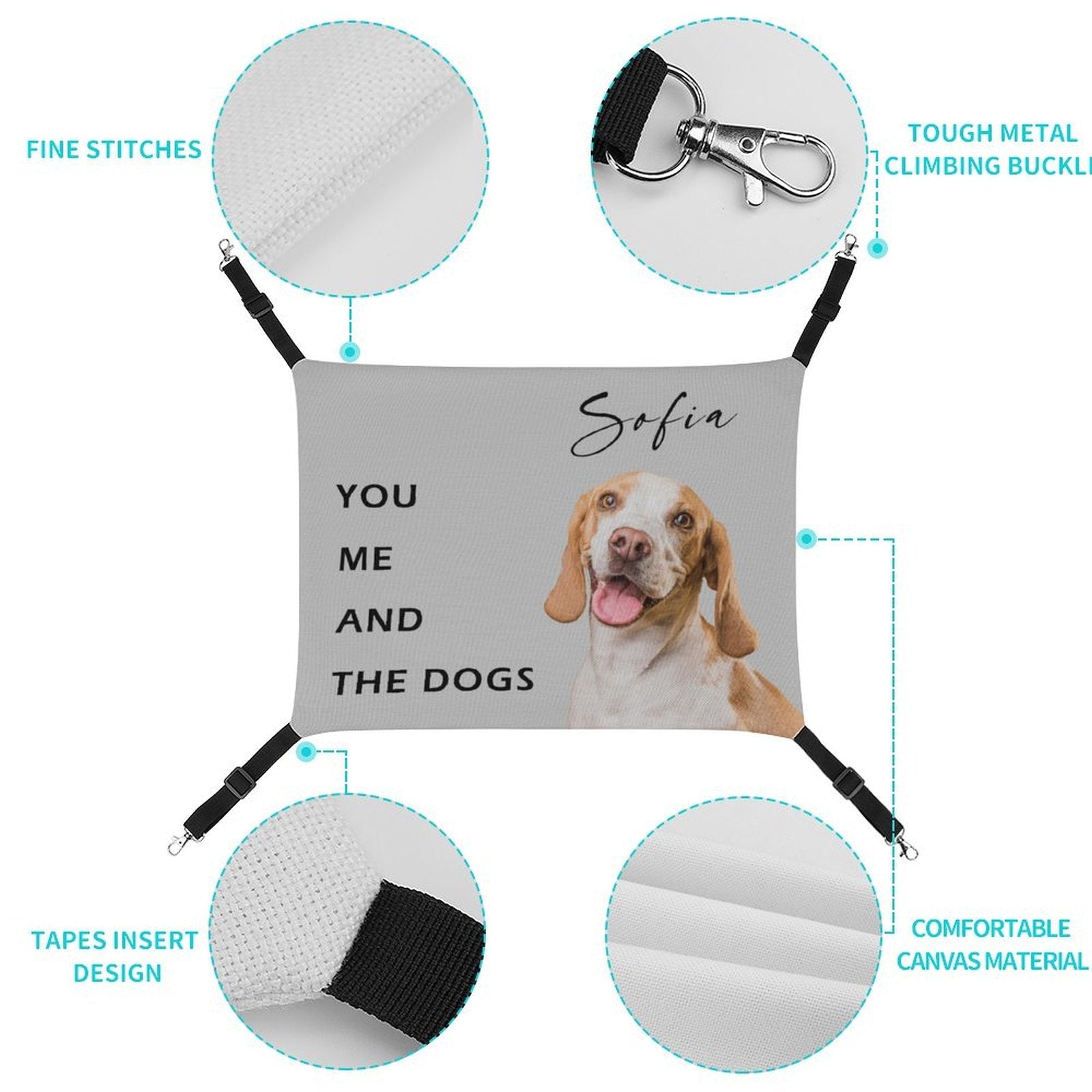 WEPRINTMEPet SuppliesCustom Photo Pet Hammock
