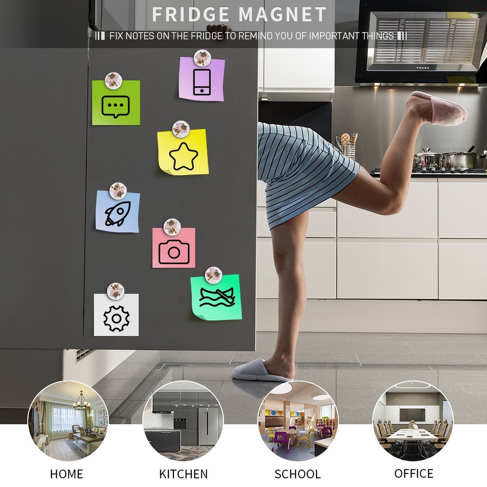 WEPRINTMERefrigerator MagnetsCustom Pet Face and Name Heart Refrigerator Magnets