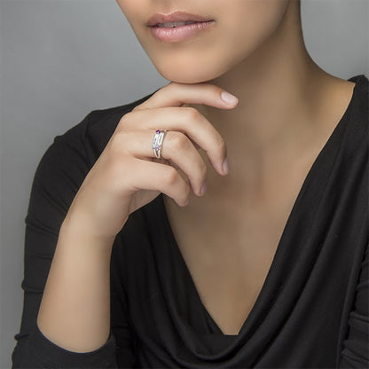 WEPRINTMERingCustom Double Names Ring