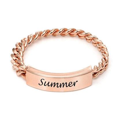 WEPRINTMERingCustom Name Chain Ring