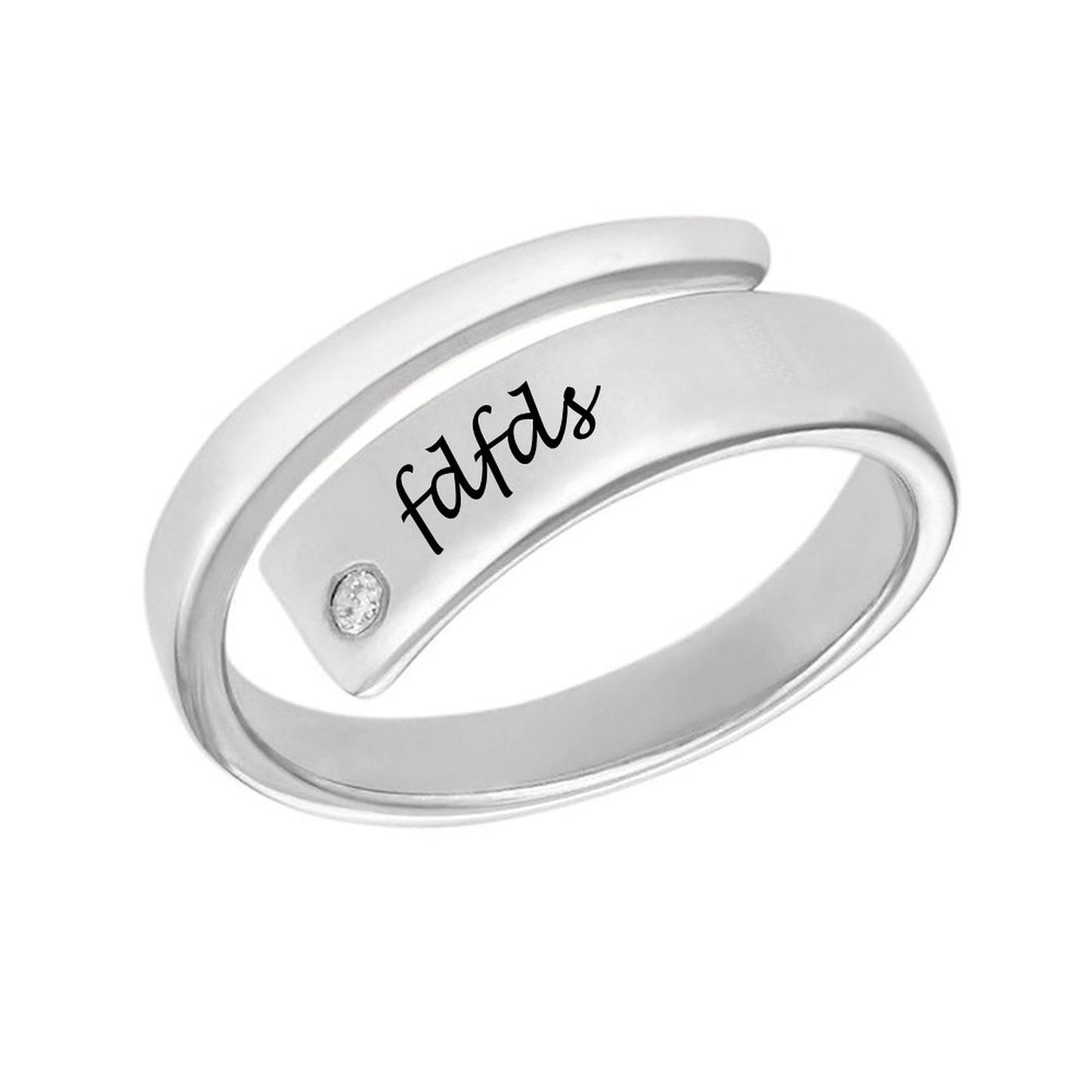WEPRINTMERingCustom Name Wrapped Name Ring