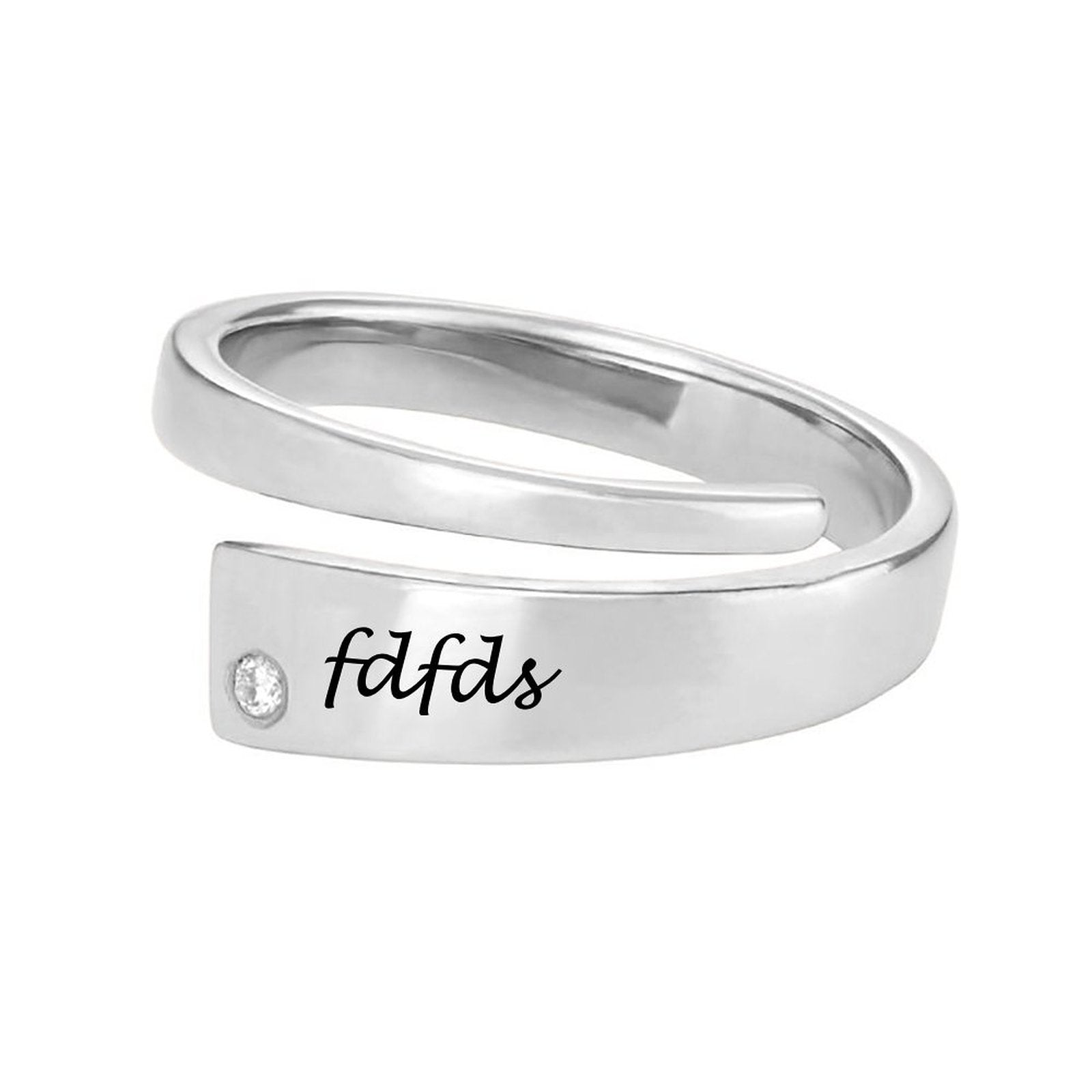 WEPRINTMERingCustom Name Wrapped Name Ring