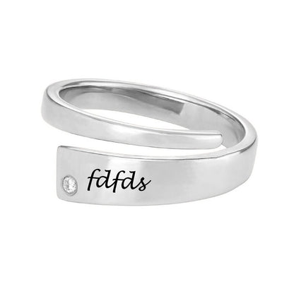 WEPRINTMERingCustom Name Wrapped Name Ring