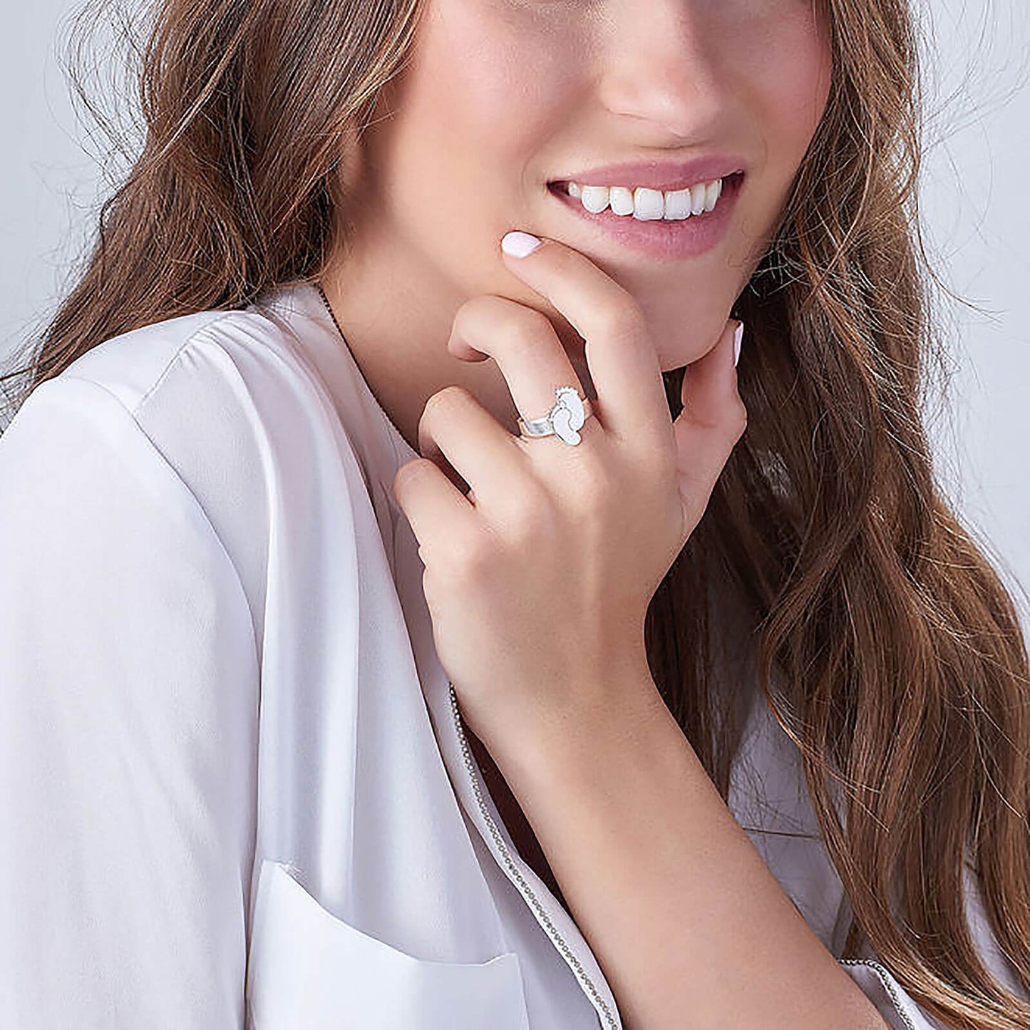 WEPRINTMERingCustom Text Birth Foot Ring