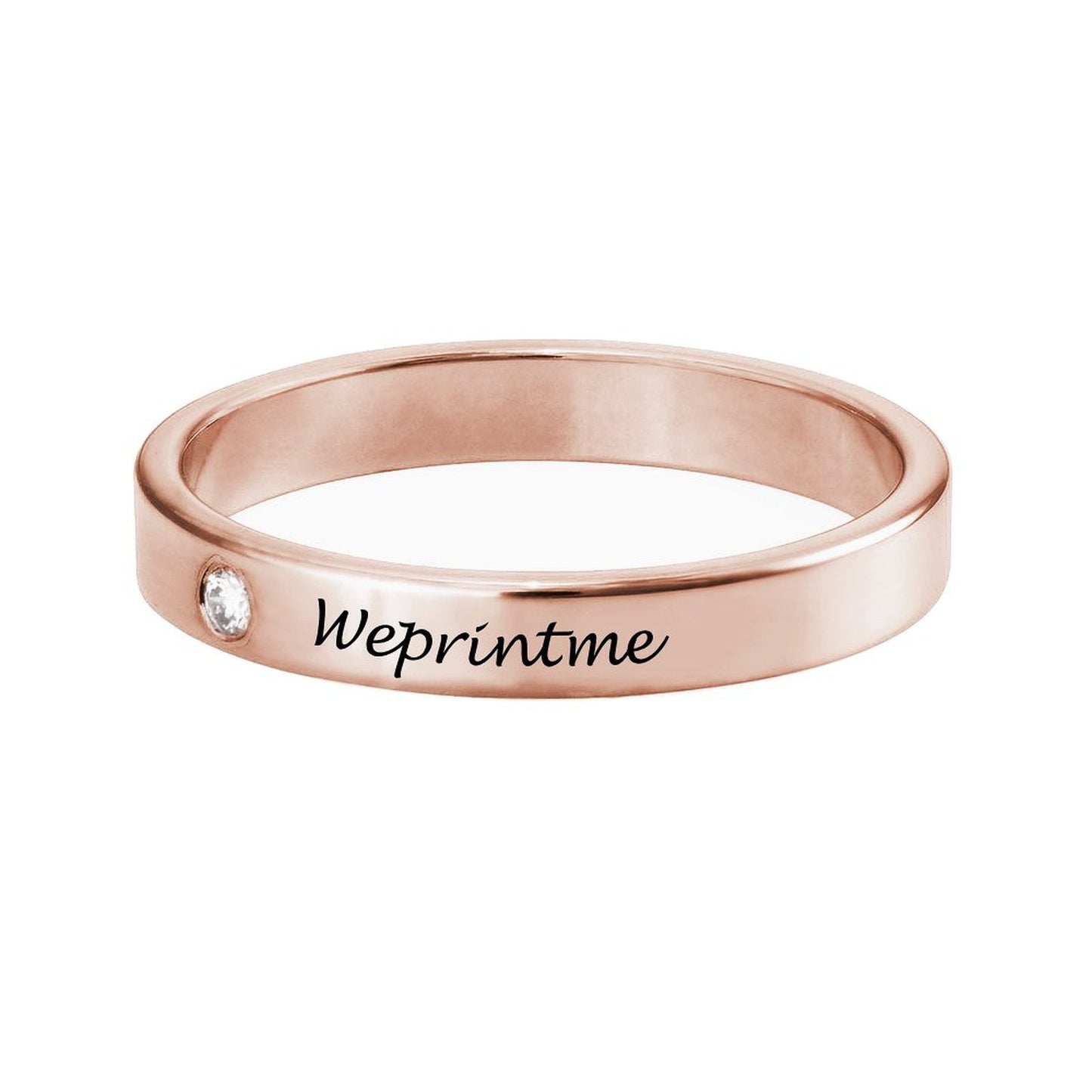 WEPRINTMERingCustom Text Diamond Ring