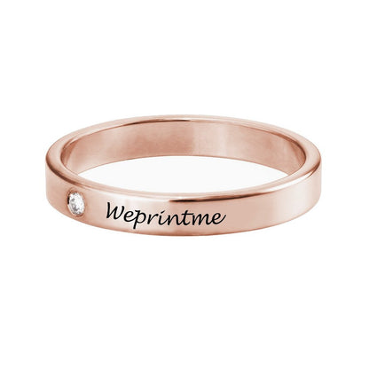 WEPRINTMERingCustom Text Diamond Ring