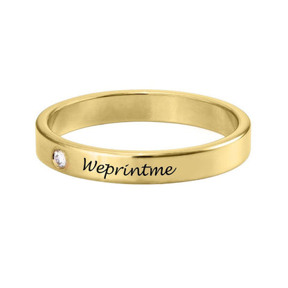 WEPRINTMERingCustom Text Diamond Ring