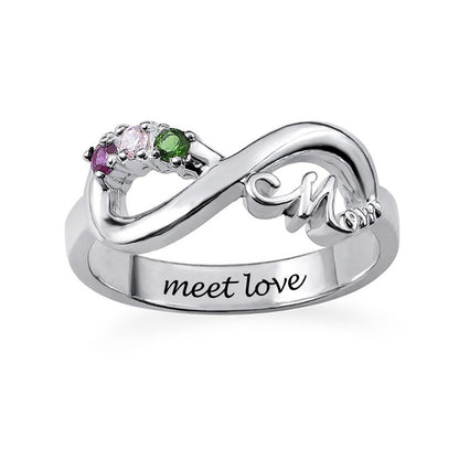 WEPRINTMERingCustom Text Mom Ring