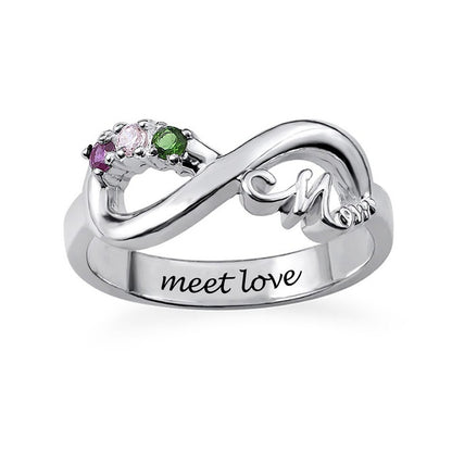 WEPRINTMERingCustom Text Mom Ring