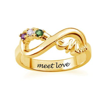 WEPRINTMERingCustom Text Mom Ring