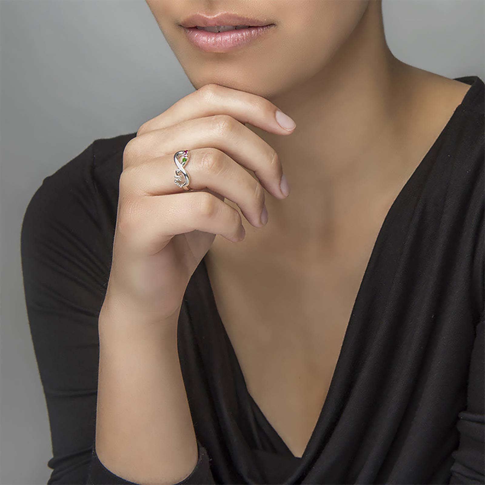 WEPRINTMERingCustom Text Mom Ring