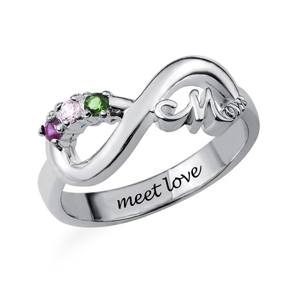 WEPRINTMERingCustom Text Mom Ring