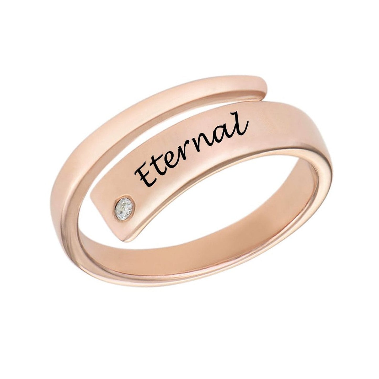 WEPRINTMERingCustom Text Wrapped Name Ring