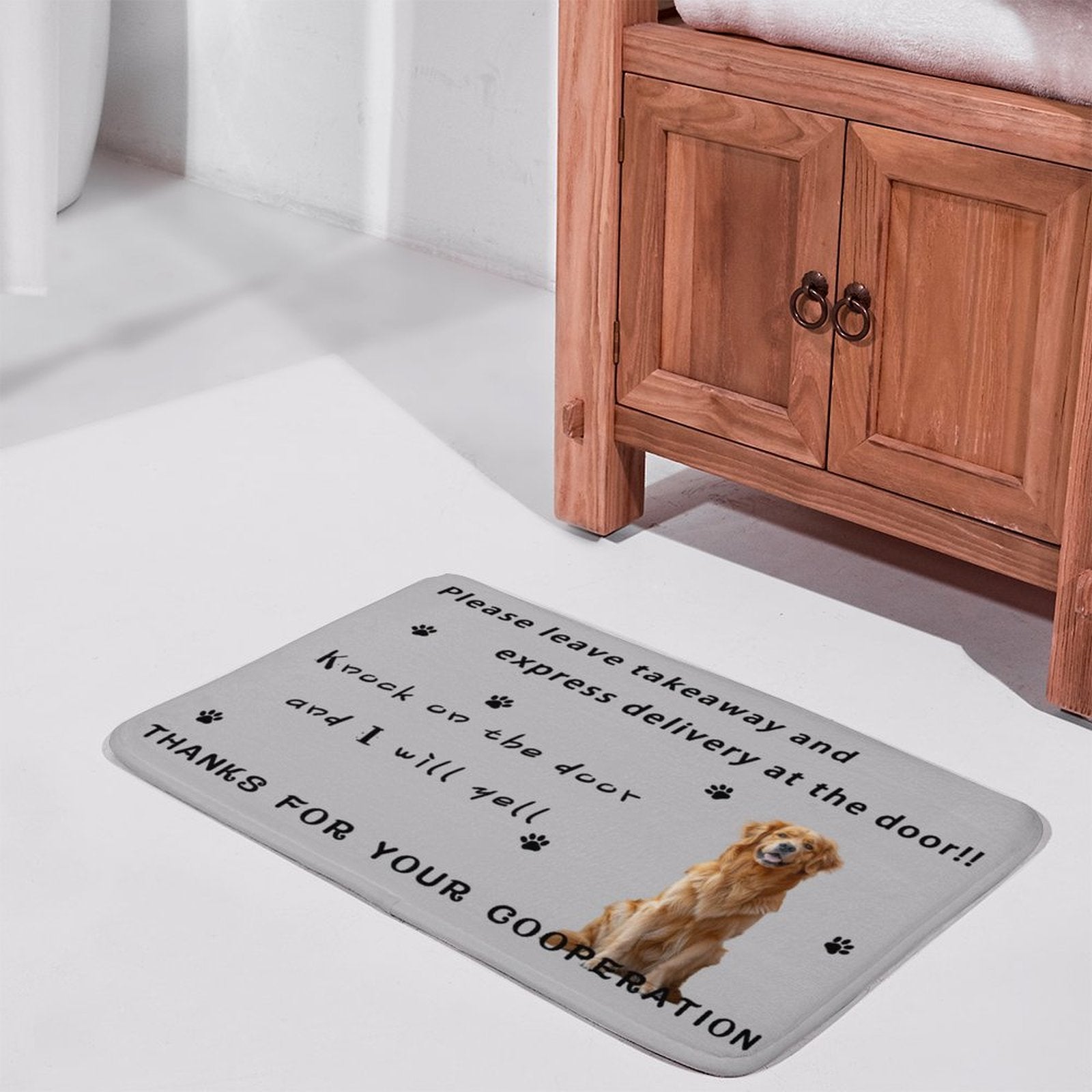 WEPRINTMERugs&MatsCustom Pet Pls Cooperation Coral Velvet Mat