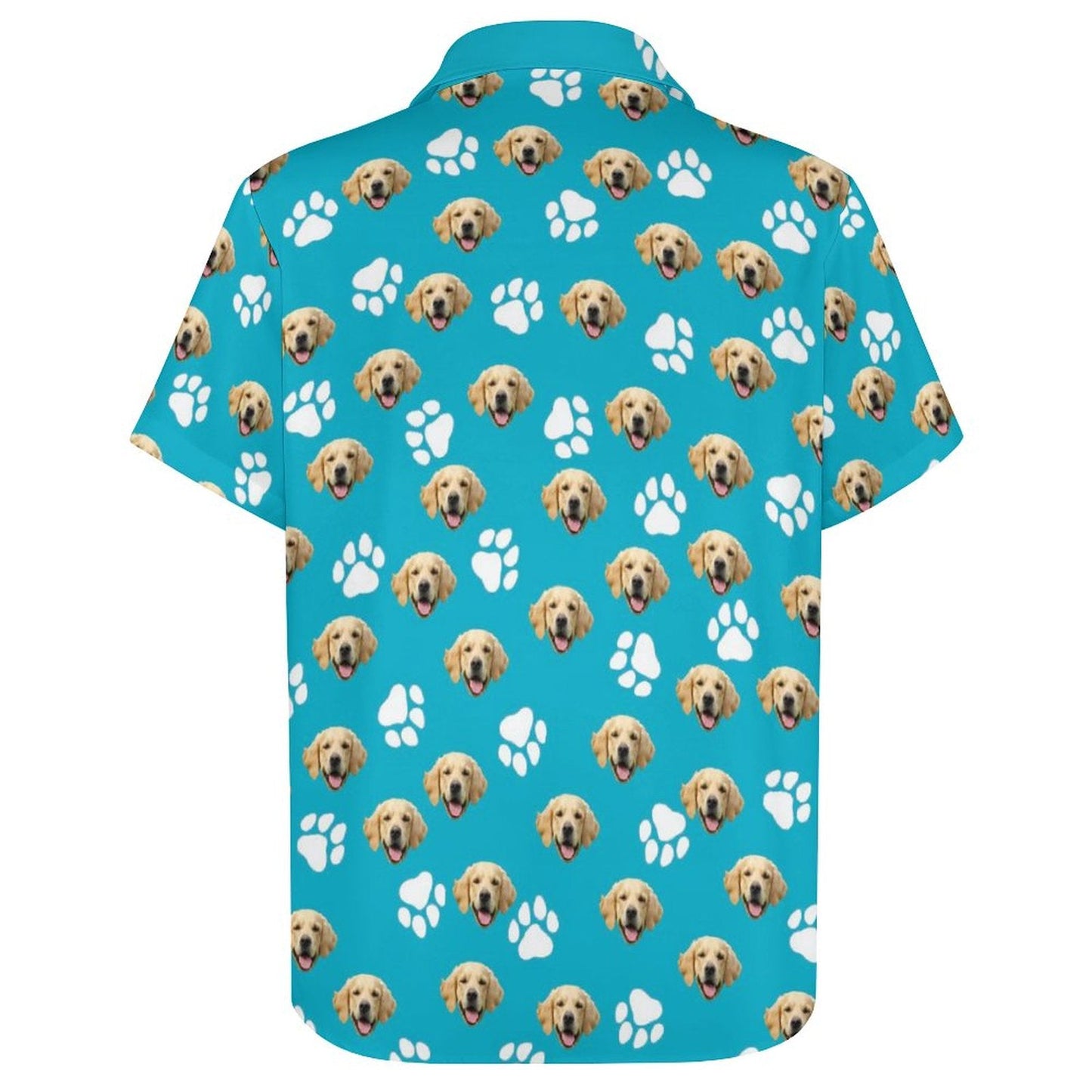 WEPRINTMEShirtCustom Pet Face Men's Short Sleeve Shirt