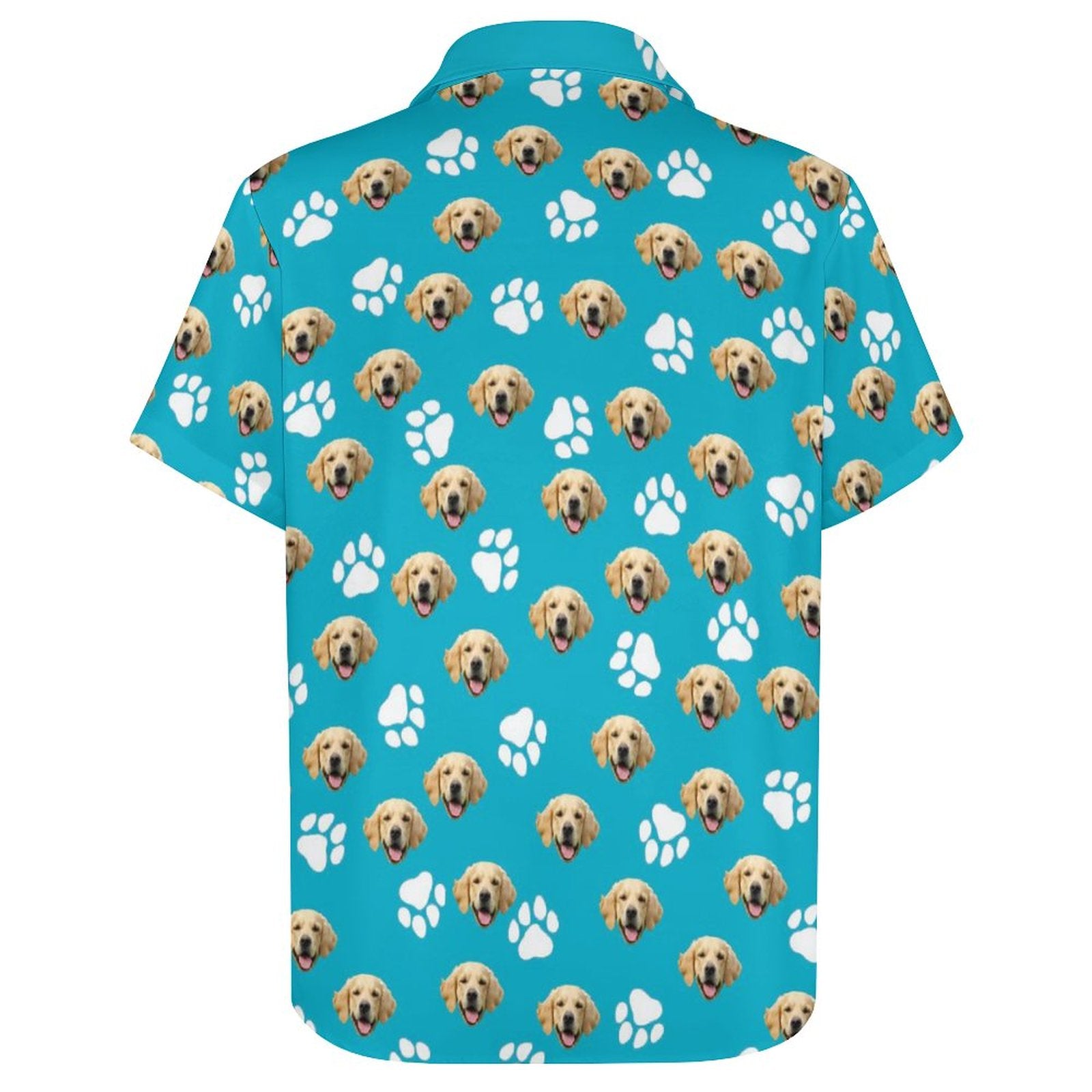 WEPRINTMEShirtCustom Pet Face Men's Short Sleeve Shirt