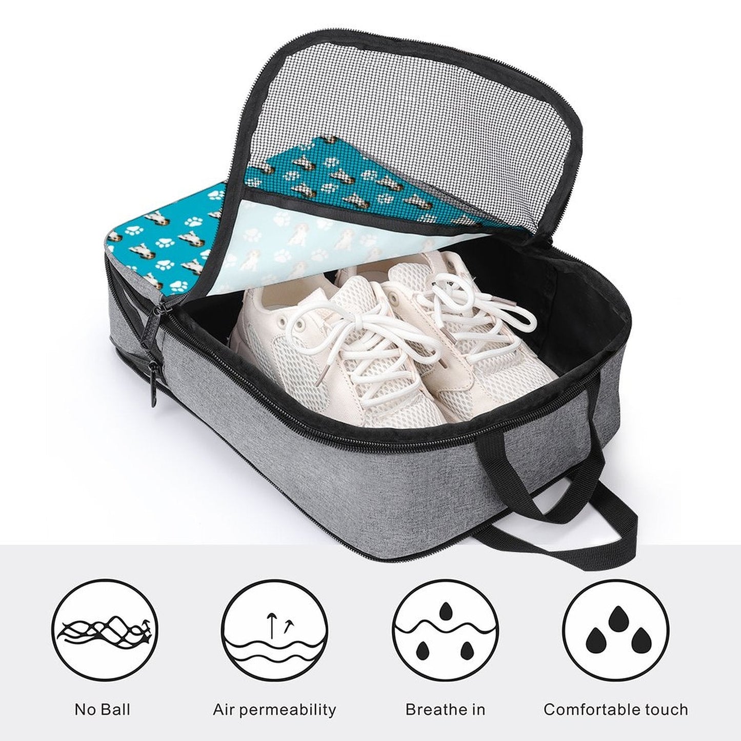WEPRINTMEShoes CarrierCustom Pet Face Travel Shoes Carrier