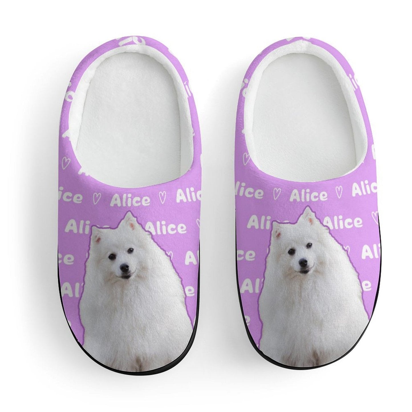 WEPRINTMESlippersCustom Pet Photo Kids Cotton Slippers