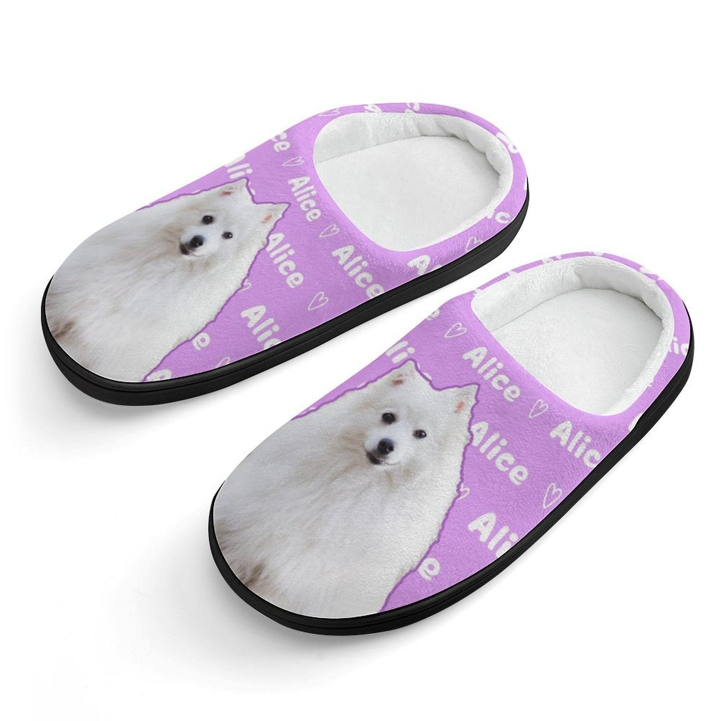 WEPRINTMESlippersCustom Pet Photo Kids Cotton Slippers