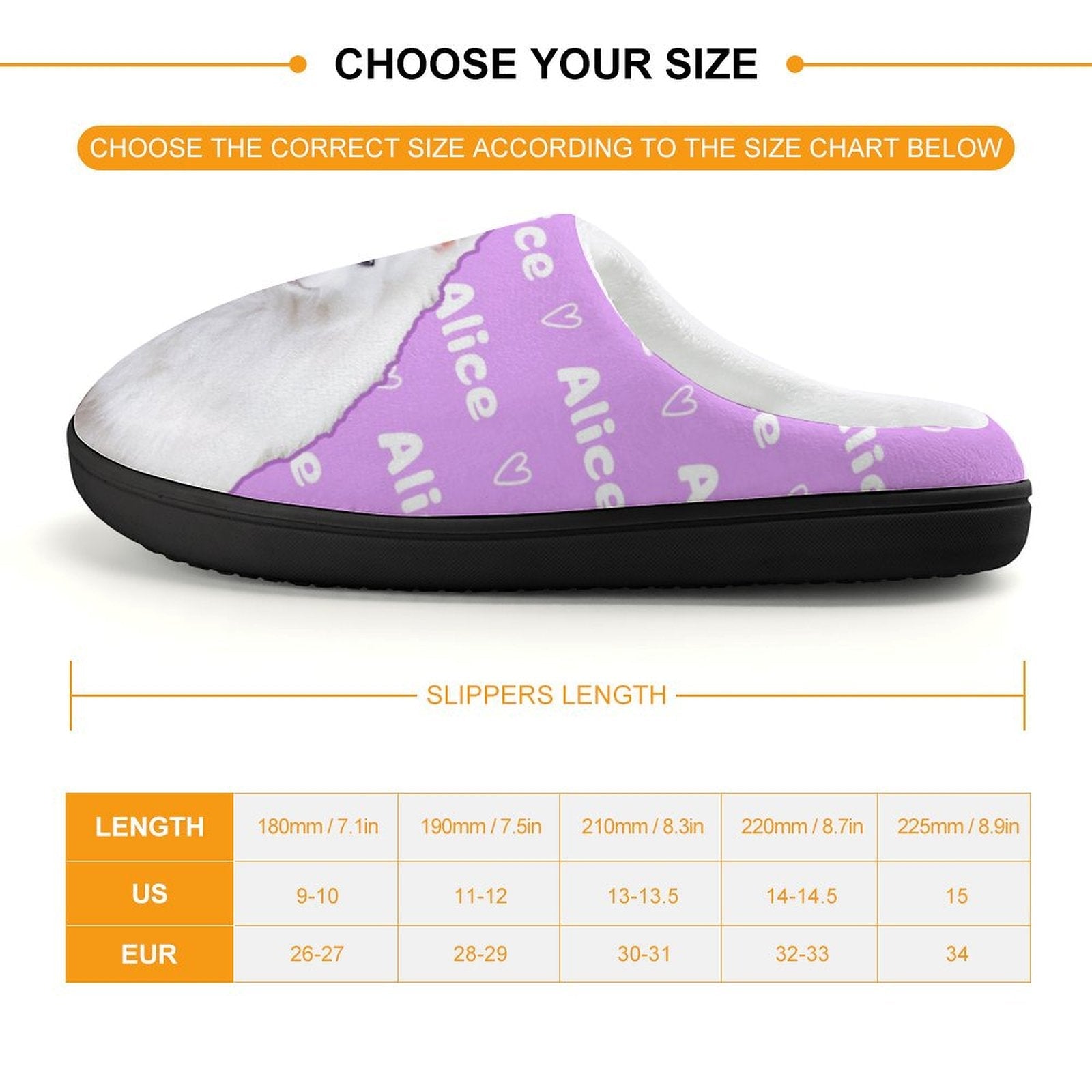WEPRINTMESlippersCustom Pet Photo Kids Cotton Slippers