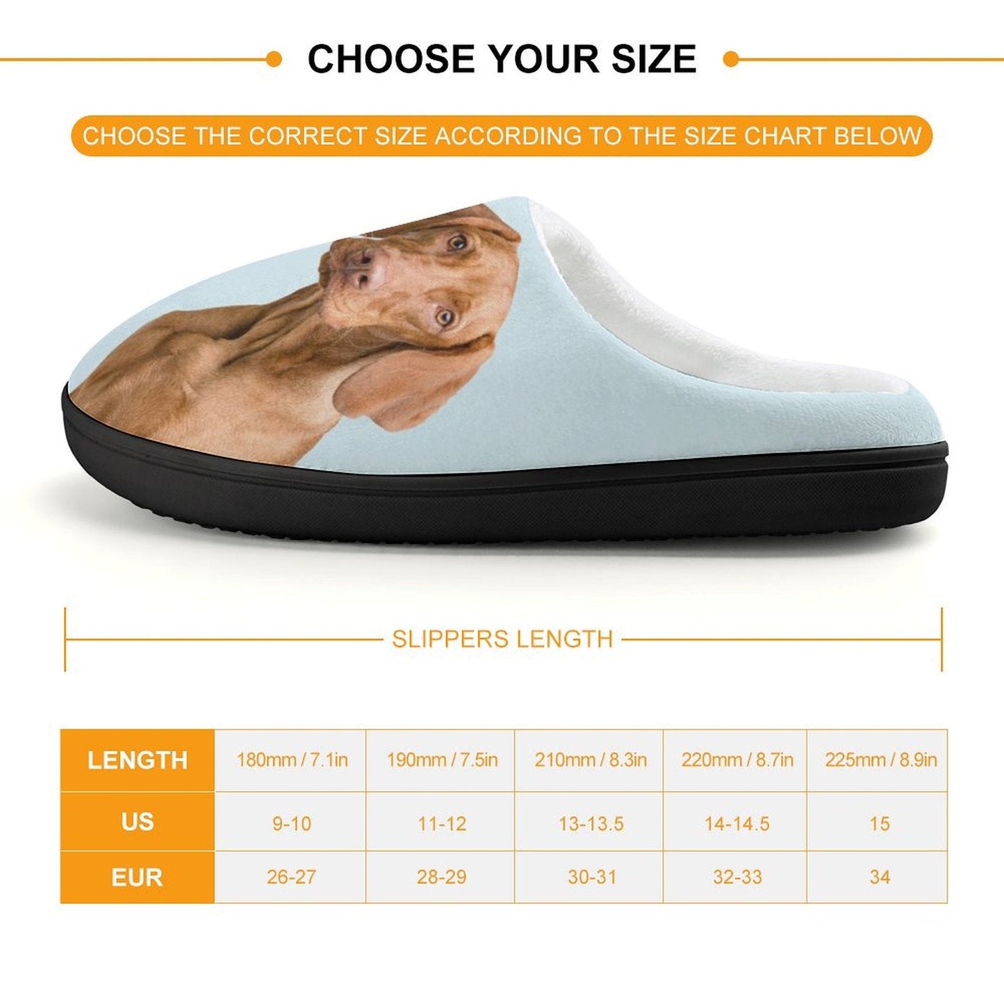 WEPRINTMESlippersCustom Pet Photo Two Pets Kids Cotton Slippers