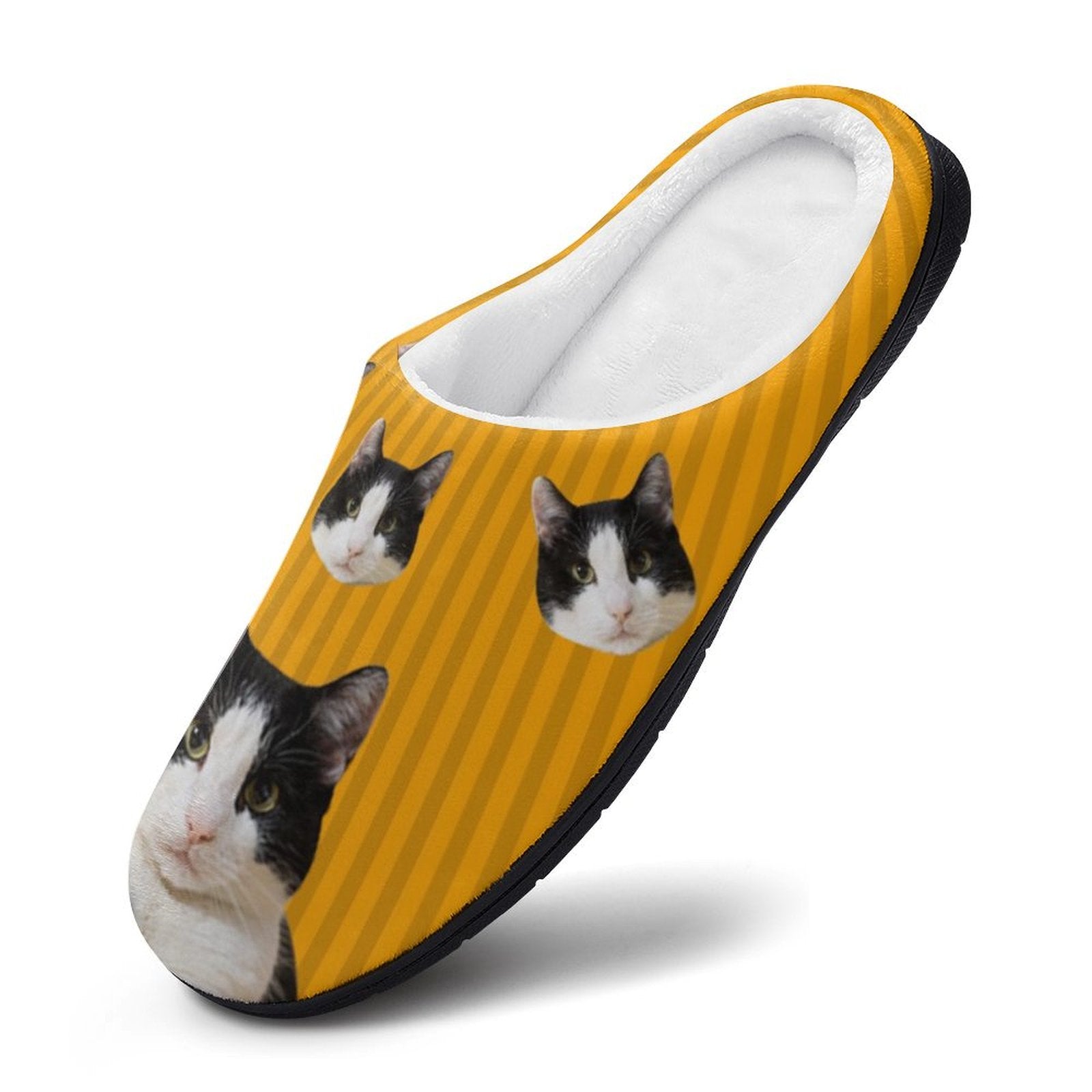 WEPRINTMESlippersCustom Pet Stripe Cotton Slippers