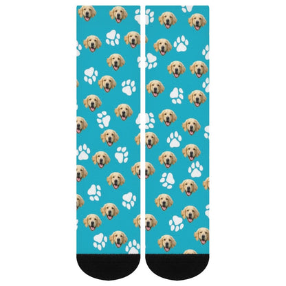 WEPRINTMESocksCustom Pet Face Pet Paws Socks