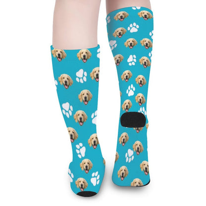 WEPRINTMESocksCustom Pet Face Pet Paws Socks