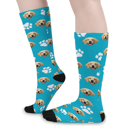 WEPRINTMESocksCustom Pet Face Pet Paws Socks