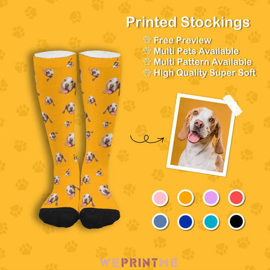 WePrintMeSocksCustom Pet Face Pets Everywhere Socks