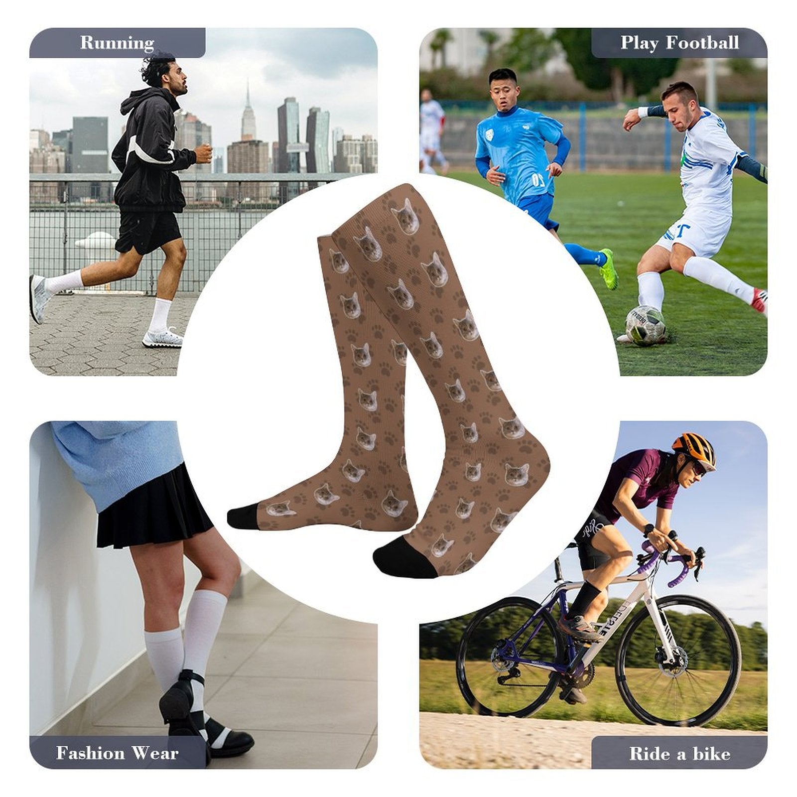WEPRINTMESocksCustom Pet Face Socks