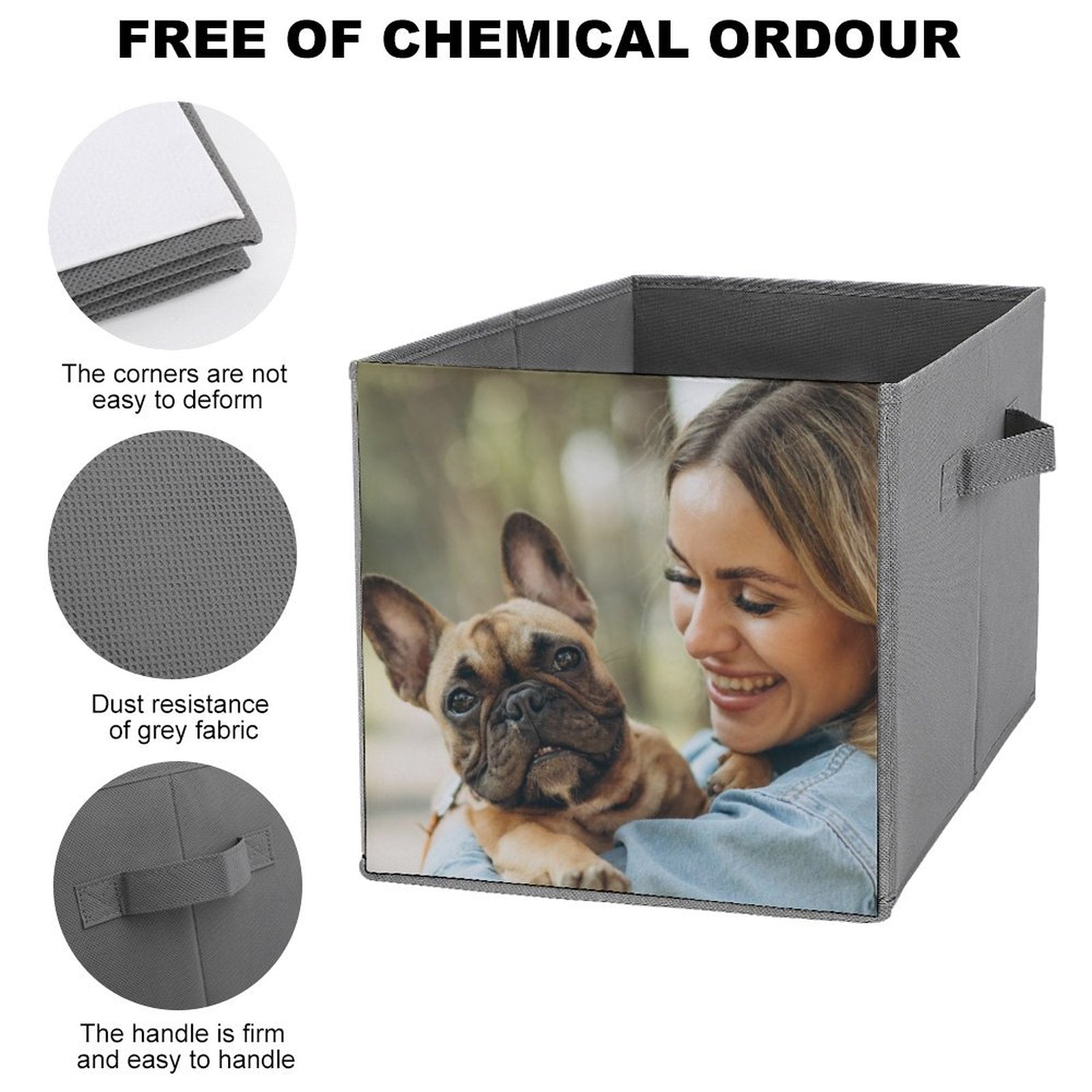 WEPRINTMEStorage BinsCustom Photo Folding Storage Bins