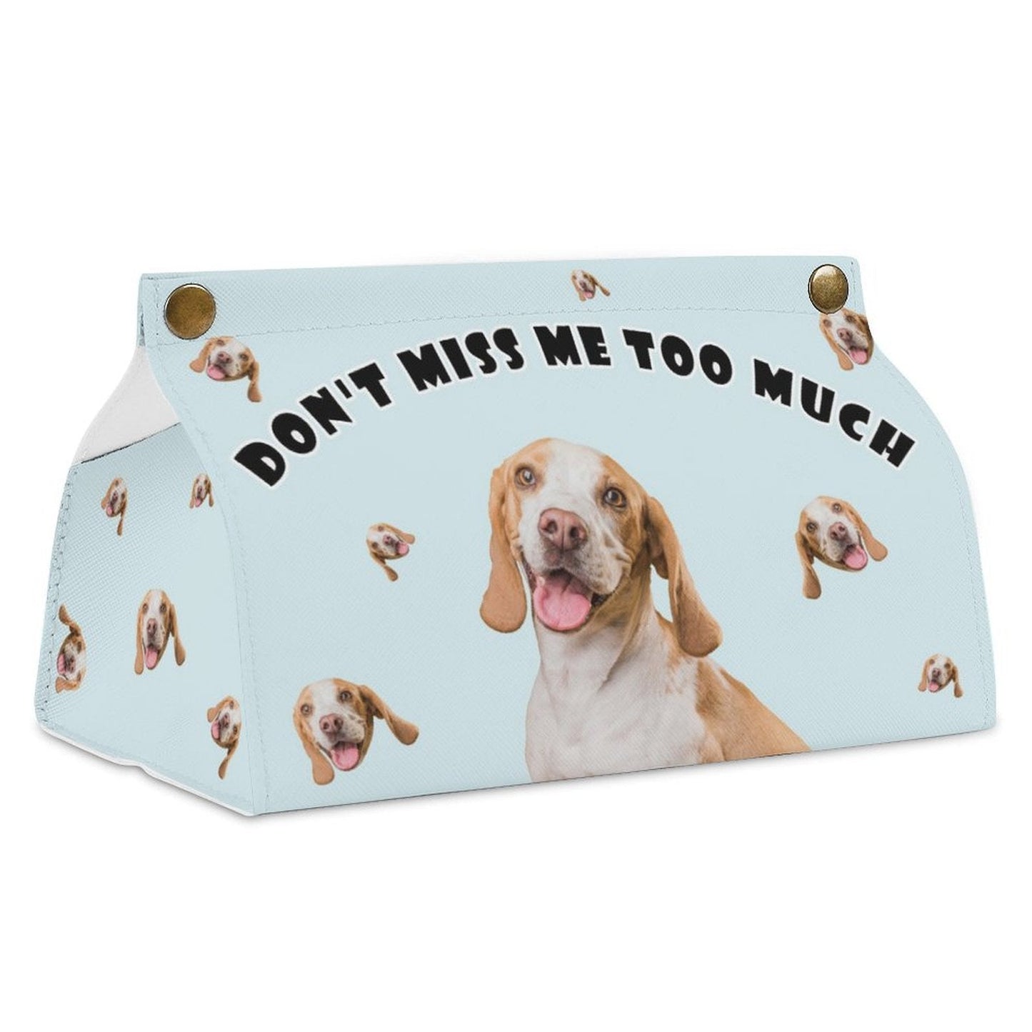 WEPRINTMETissue BoxCustom Pet Don't Miss Too Much Tissue Box