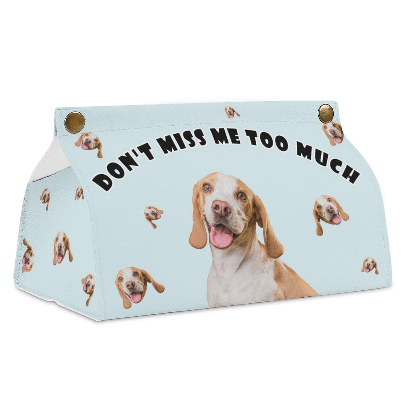 WEPRINTMETissue BoxCustom Pet Don't Miss Too Much Tissue Box