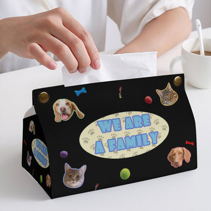 WEPRINTMETissue BoxCustom Pet Face A Family Tissue Box