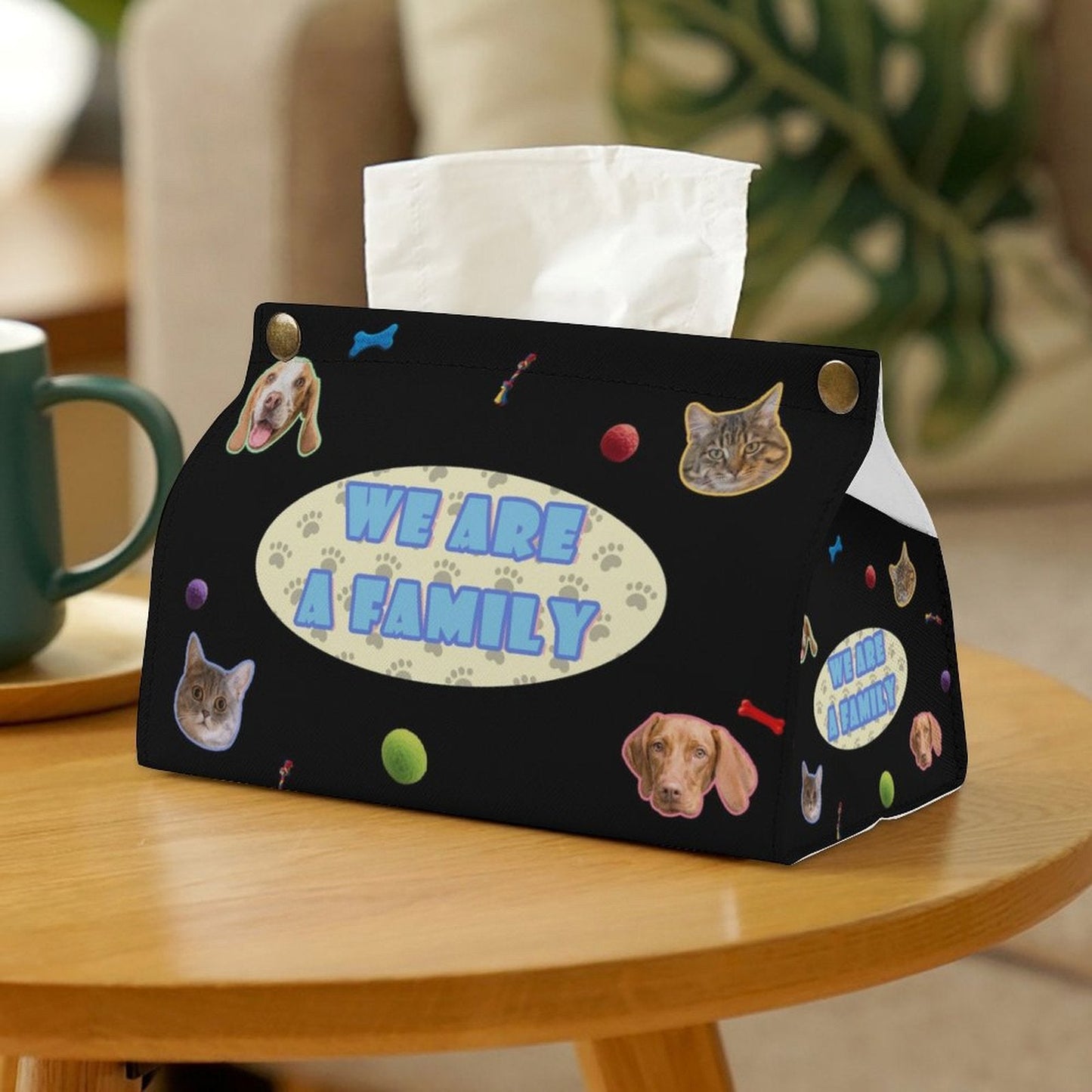 WEPRINTMETissue BoxCustom Pet Face A Family Tissue Box