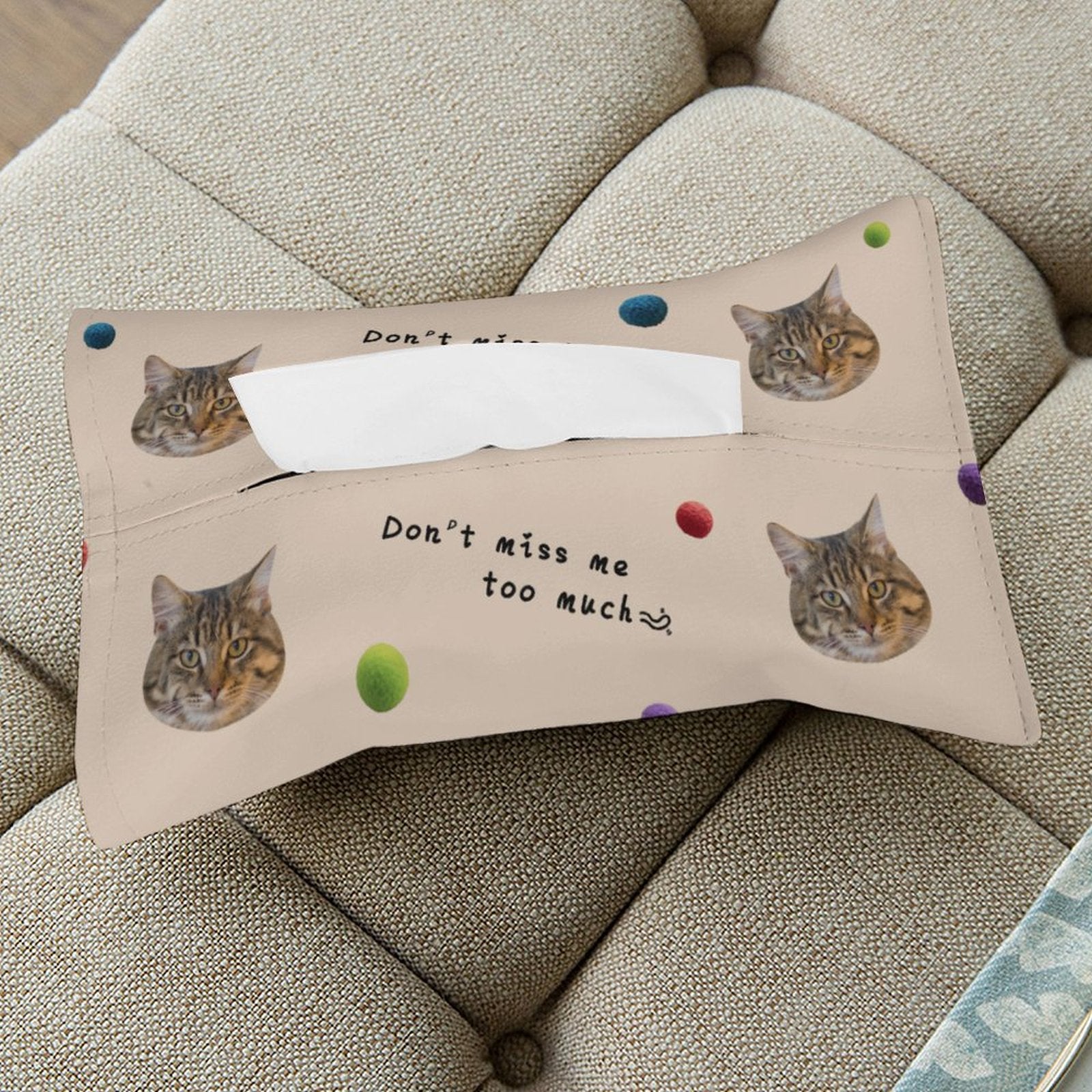 WEPRINTMETissue BoxCustom Pet Face Miss Pet Tissue Box