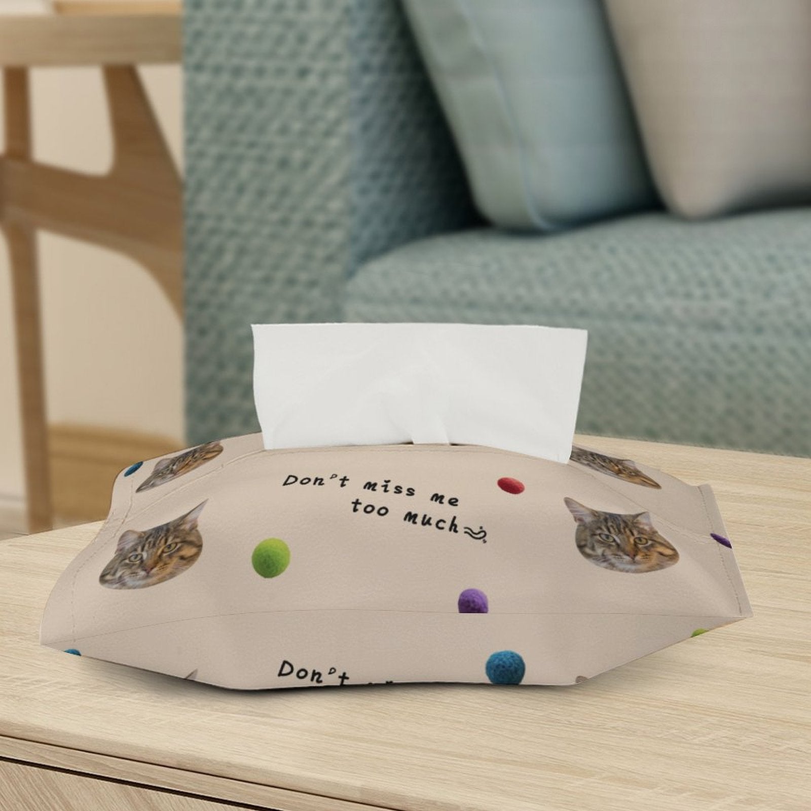 WEPRINTMETissue BoxCustom Pet Face Miss Pet Tissue Box