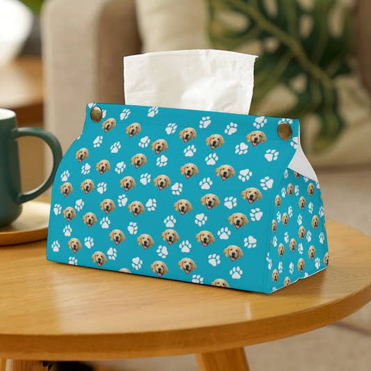 WePrintMeTissue BoxCustom Pet Face Tissue Box
