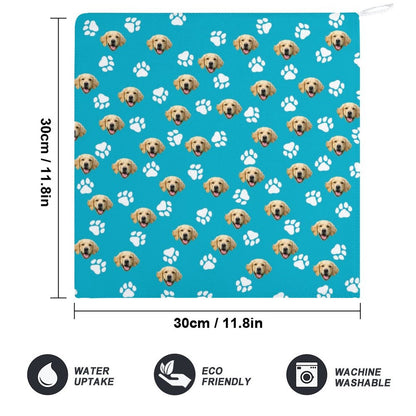 WEPRINTMETowelCustom Pet Face Hand Towel