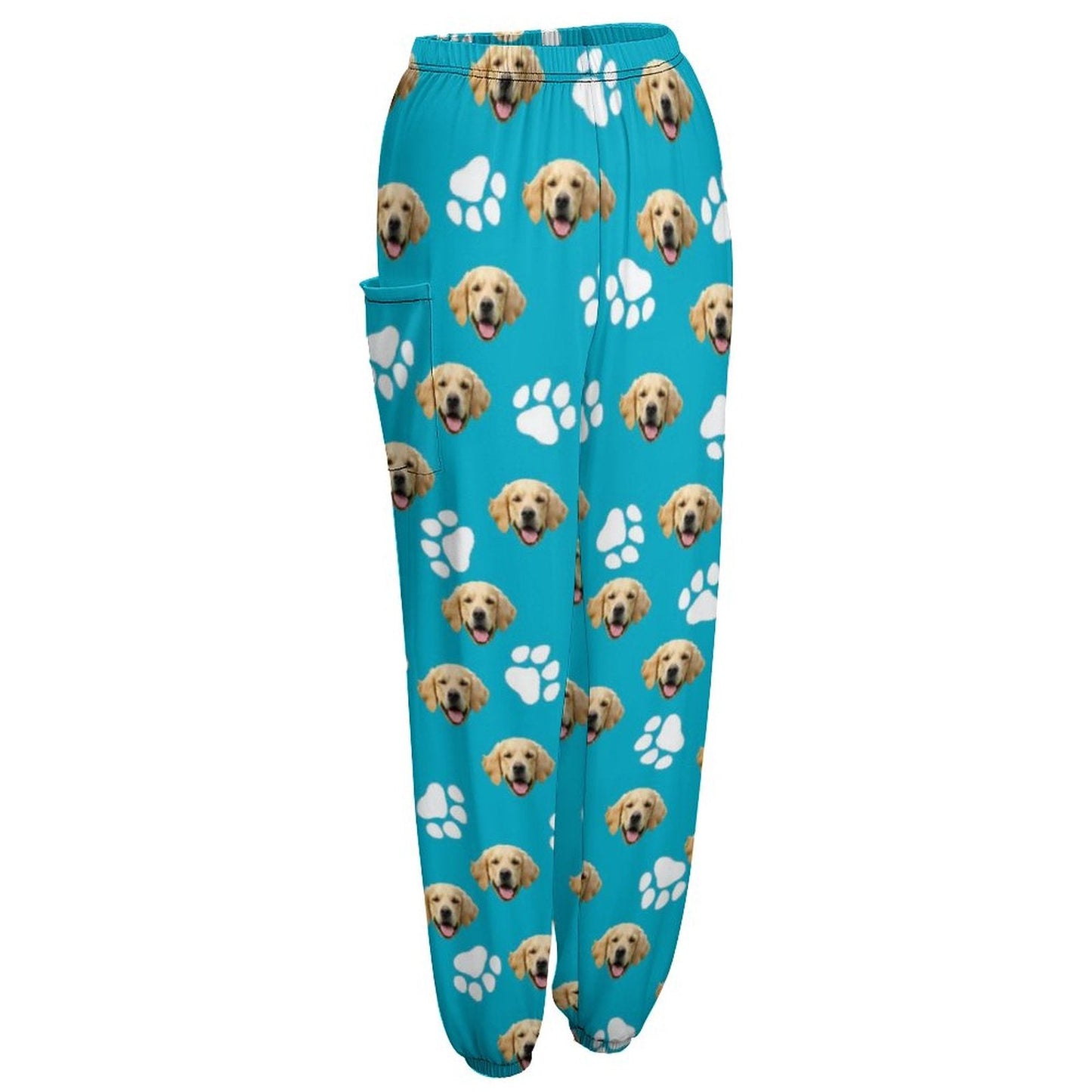 WEPRINTMETrousersCustom Pet Face Women's Casual Trousers